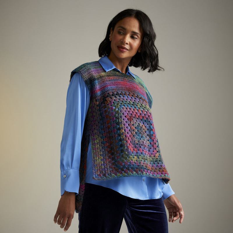 Sirdar Twilight Terrace Tabard in Sirdar Jewelspun Aran