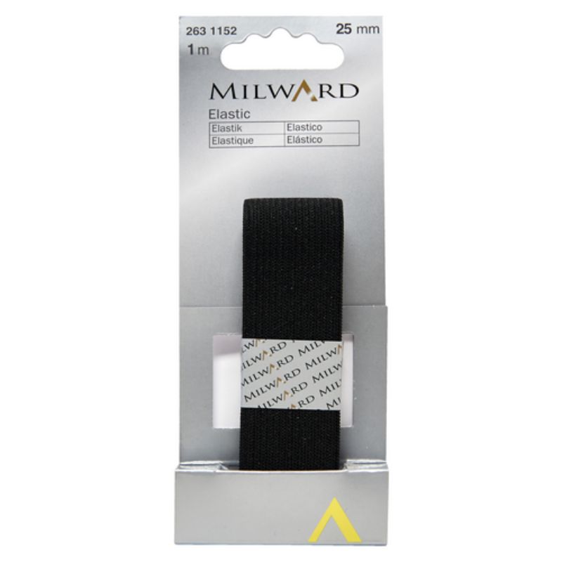 Elastic (1m x 25mm) Black