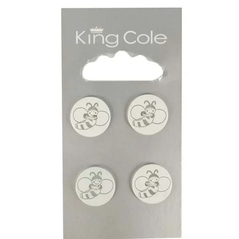 King Cole Bumblebee Buttons