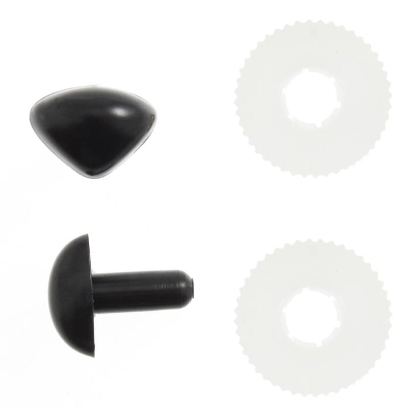 Toy Noses - Cats - 15mm Black