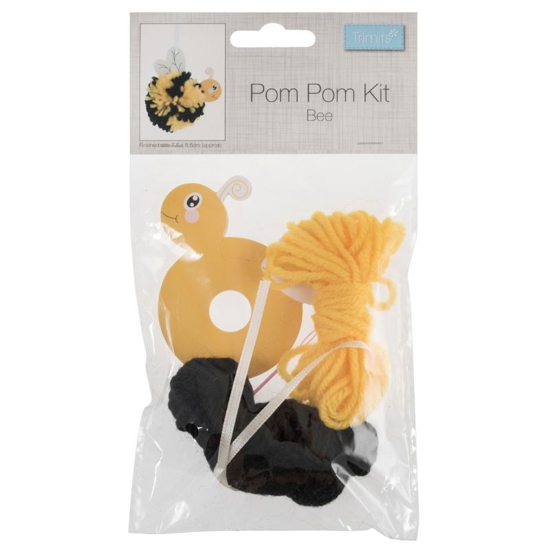 Pom Pom Decoration Kit - Bee