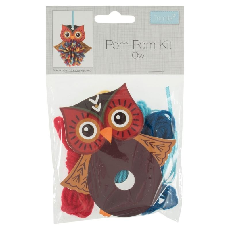 Pom Pom Decoration Kit - Owl