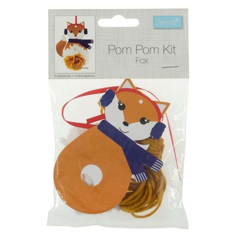 Pom Pom Decoration Kit - Fox