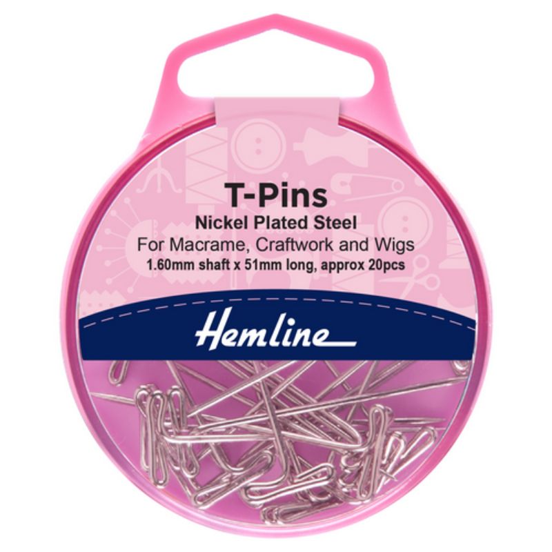 T-Pins 51mm Nickel 20 Pieces