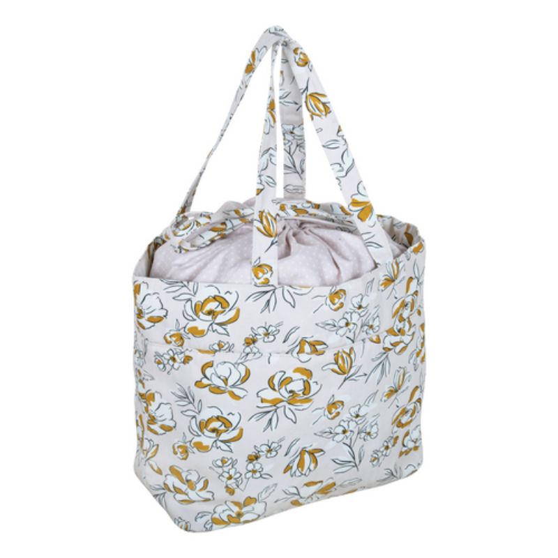 Craft Bag (M) Drawstring - Spring Floral