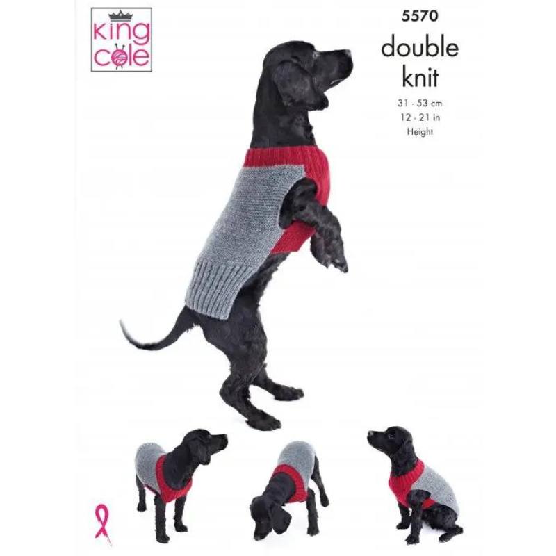 King Cole Dog Coats in Pricewise DK