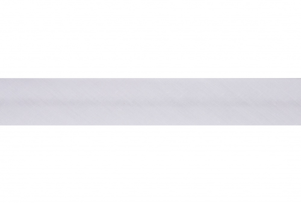 Trimits Bias Binding Polycotton 2.5m x 12mm White