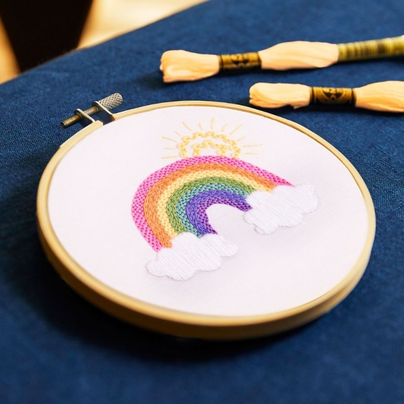 DMC  Over the Rainbow by Jenni Davis Easy Embroidery Kit