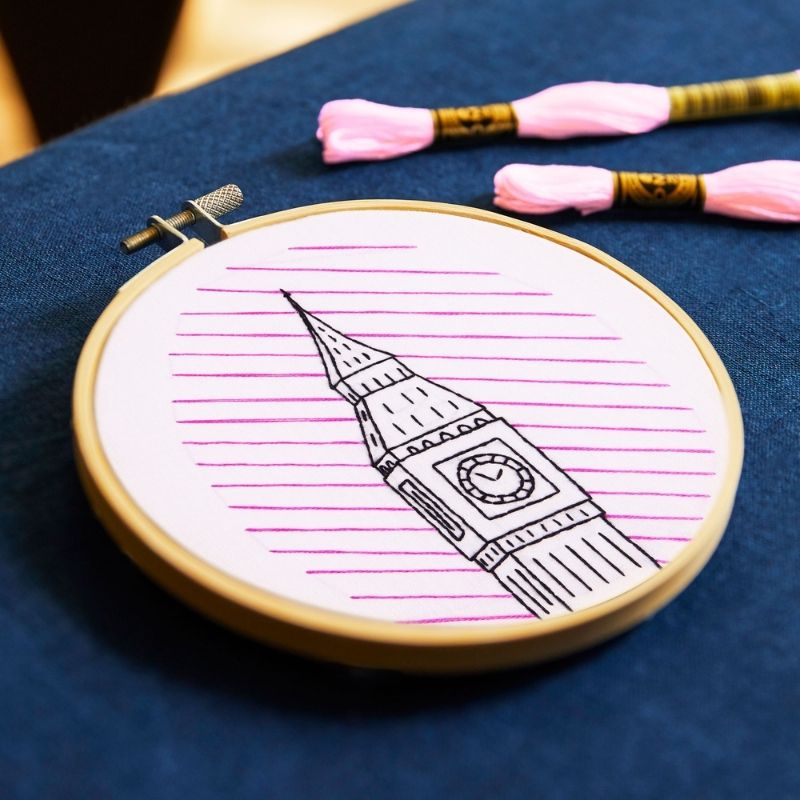 DMC Big Ben by Kseniia Guseva Easy Embroidery Kit