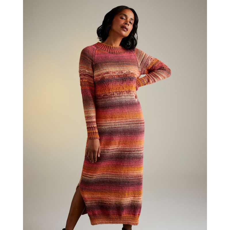 Sirdar TALL POPPIES DRESS IN SIRDAR JEWELSPUN ARAN