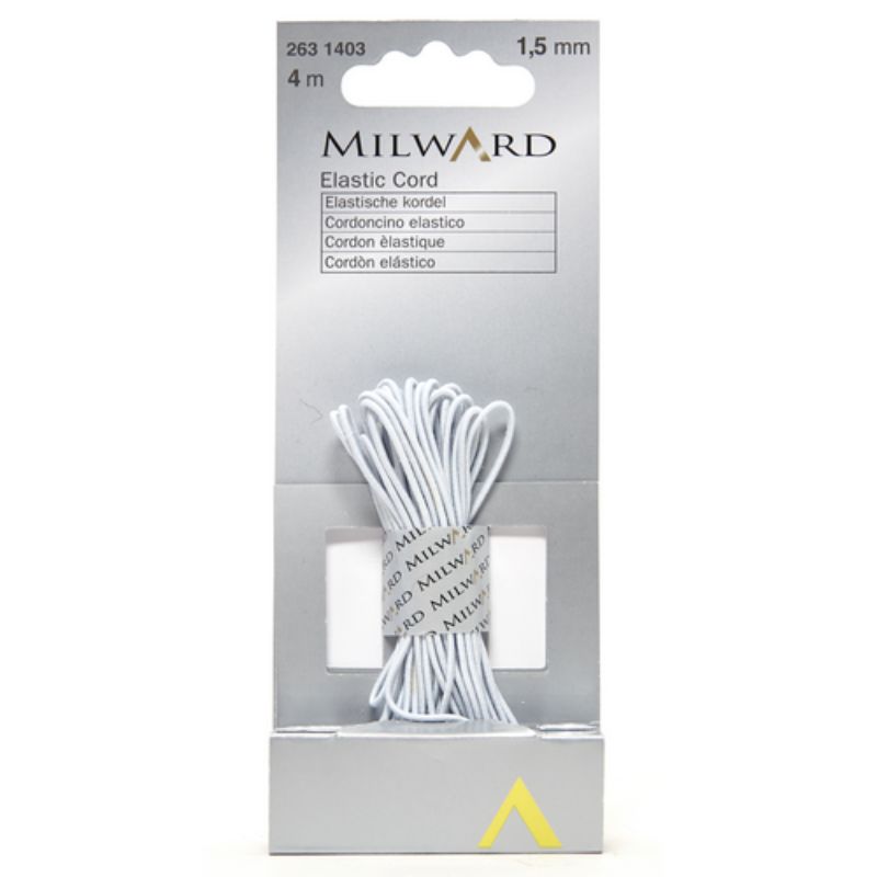 Elastic Cord (4m x 1.5mm) White