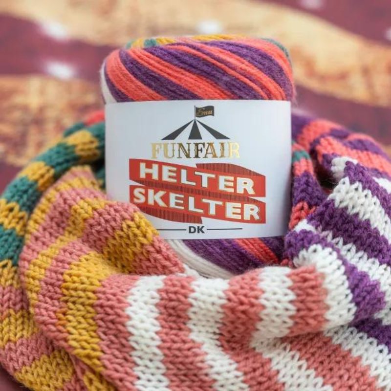 Emu Yarns  Funfair Helter Skelter DK