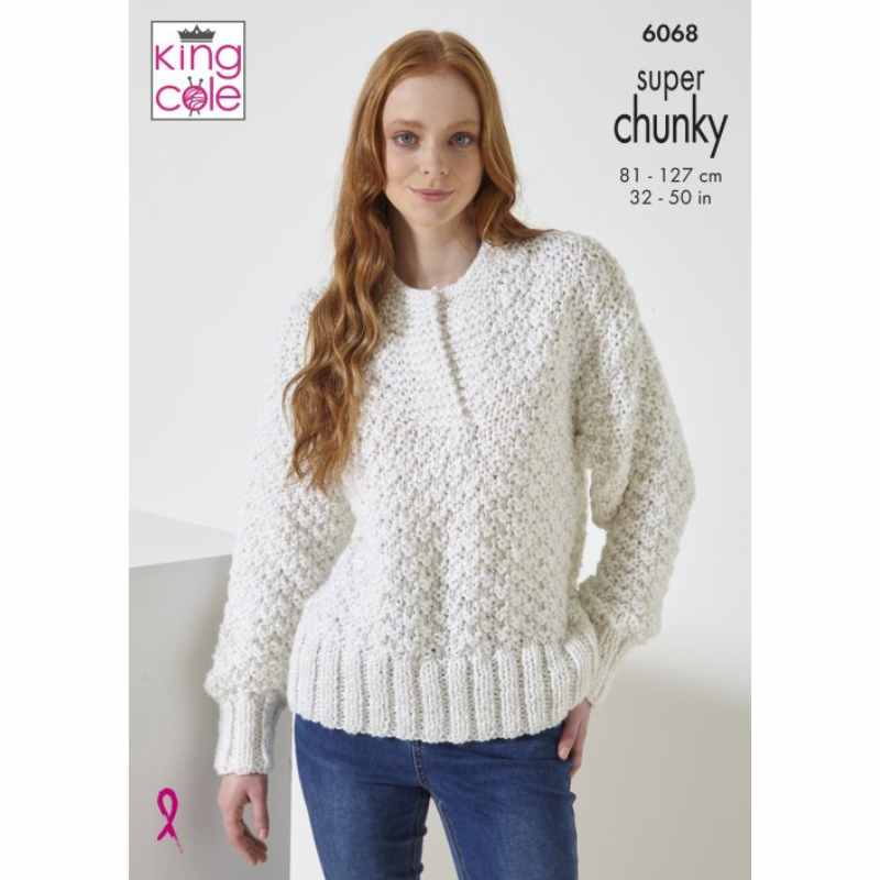 King Cole Sweaters Knitted in Celestial Super Chunky 6068