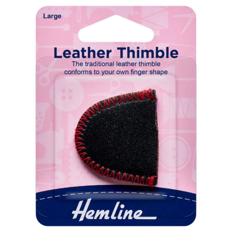 Hemline Leather Thimble - Large