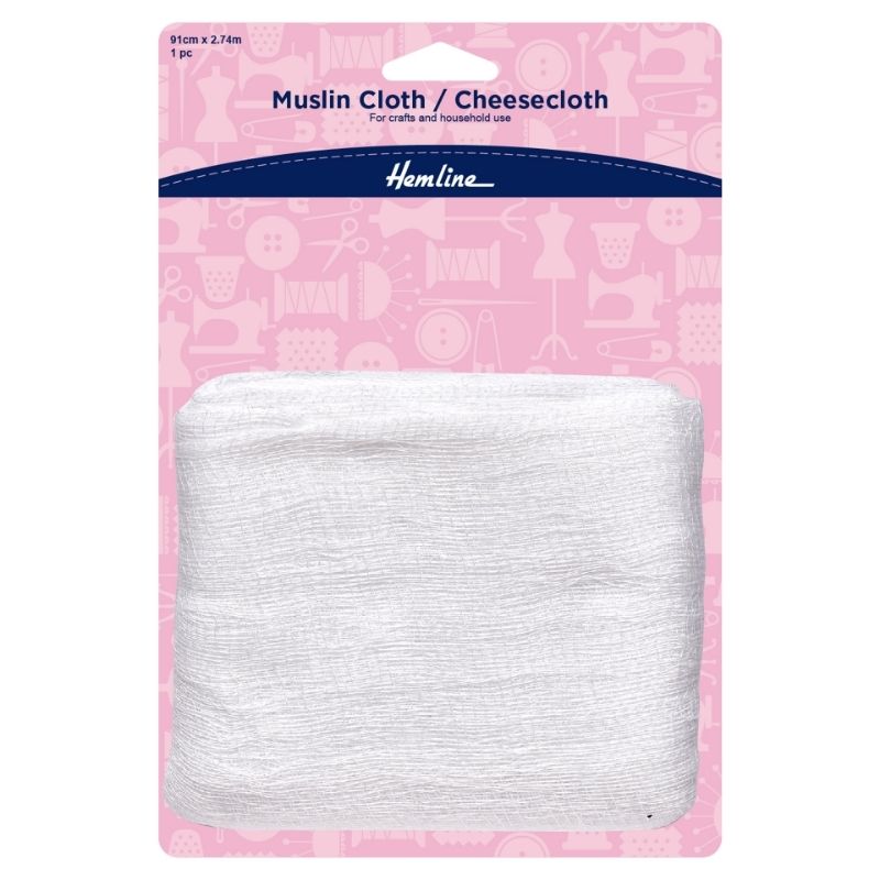 Hemline Muslin Cheese Cloth 2.74m x 91cm