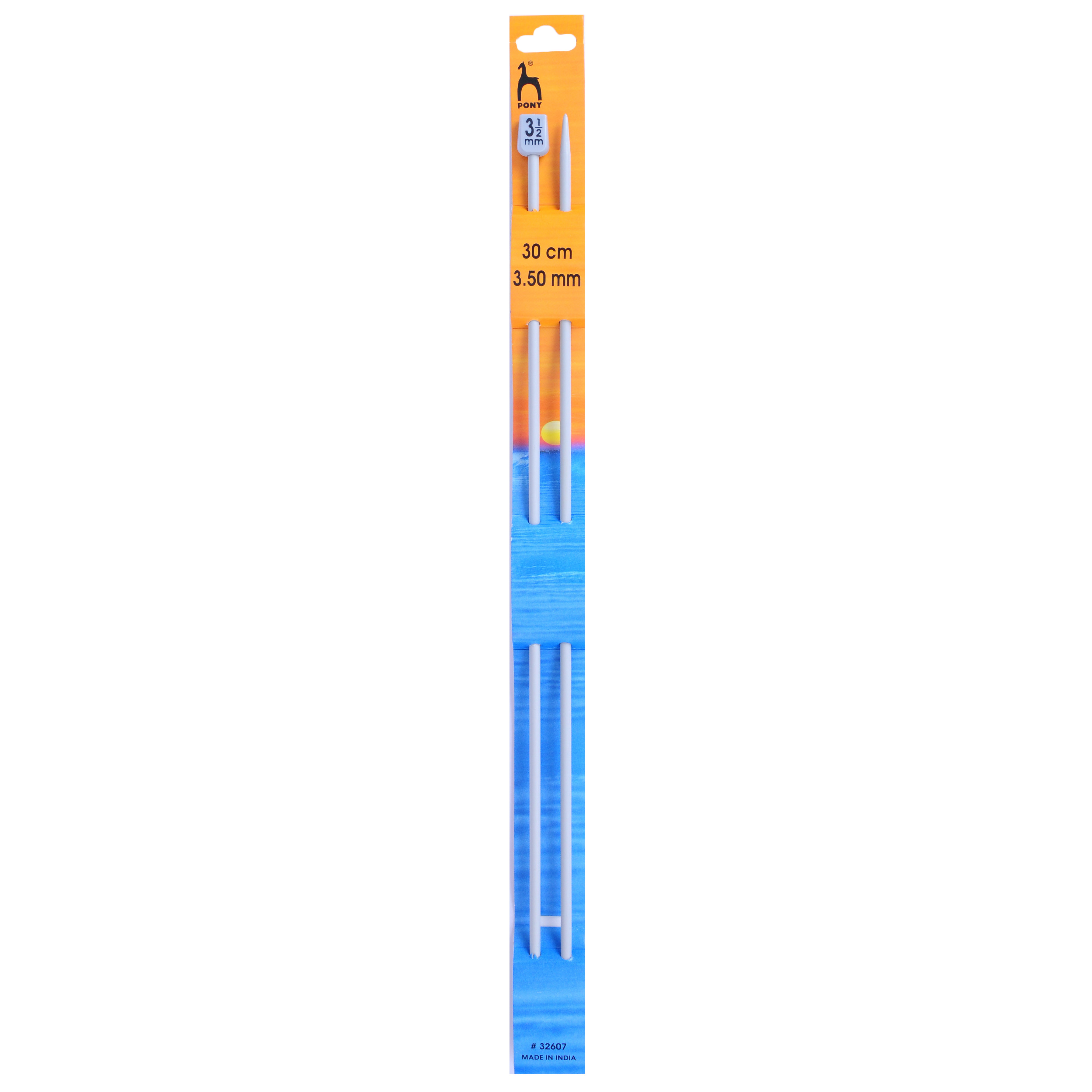 PONY Knitting Needles Single Ended Pairs 30cm