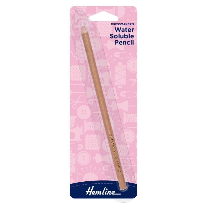 Hemline Water soluble pencil - White