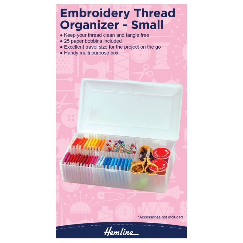 Hemline Embroidery Thread Organiser - Small