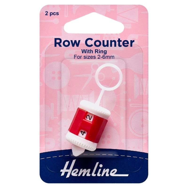 Hemline Row Counter with Ring - For sizes 2-6mm