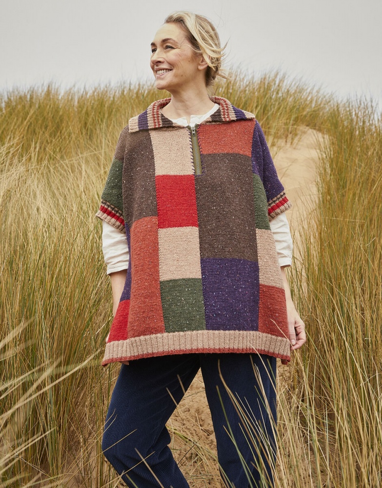 Woodland Walk Poncho in Sirdar Haworth Tweed DK